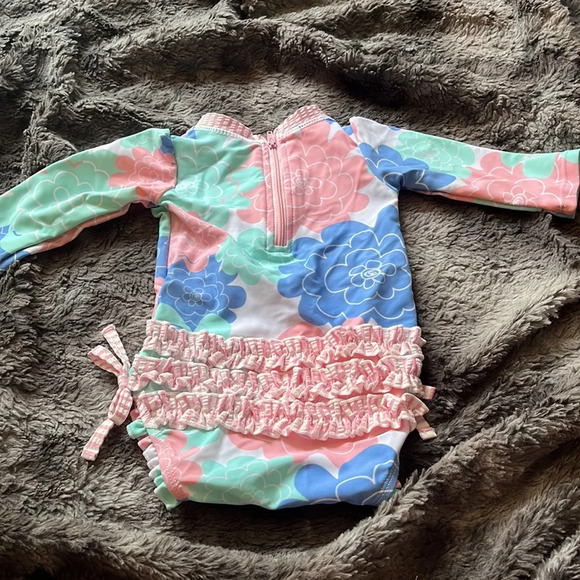 Rufflebutts 3-6M One piece swimsuit. - Picture 4 of 4